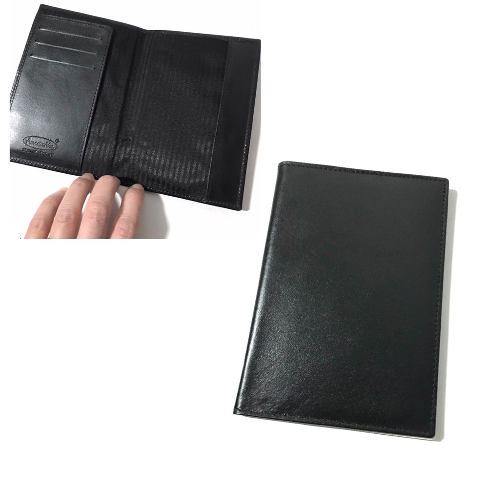 Anuschka Dark Brown Passport Holder New